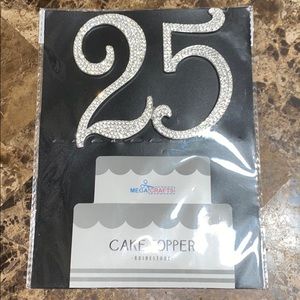 25th Birthday Cake Topper
